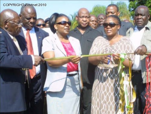 The long awaited Lutanandwa bridge officially opened