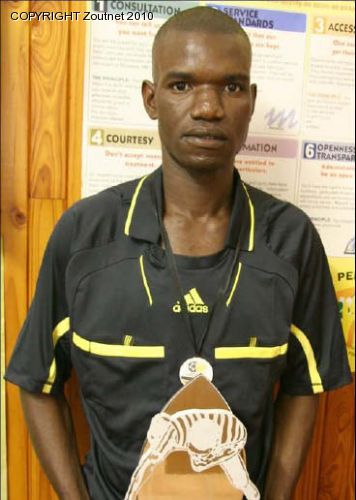 National award for local ref, Olani Kwinda