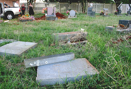 Damage to graves an "honest human error"