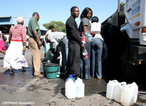 No bucket, no water