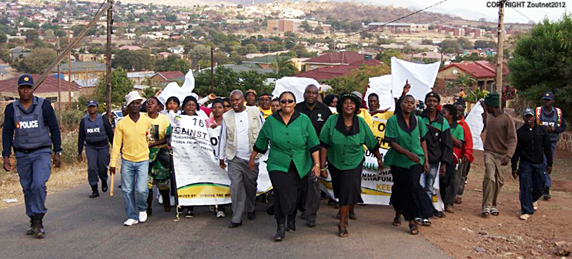 Community protest against alleged killer’s bail application