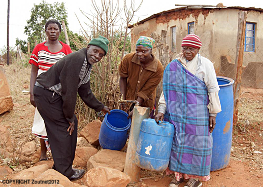 Not a drop of water at Vyeboom’s taps