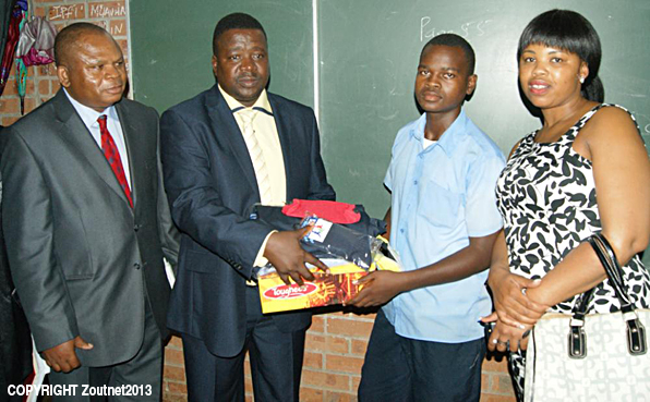 Makhado mayor gives uniforms to needy pupils