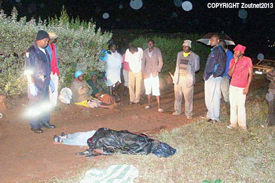 Trail of blood: One stabbed and two stoned to death