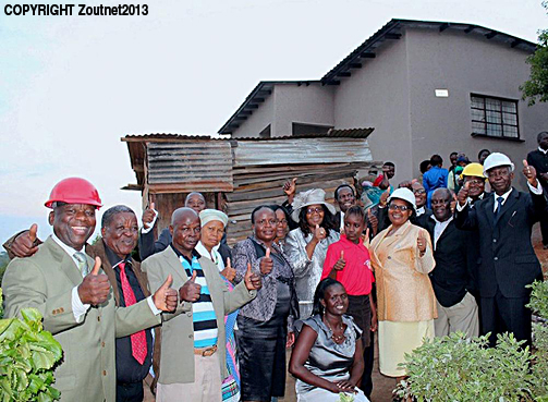 Church presents house to poor family