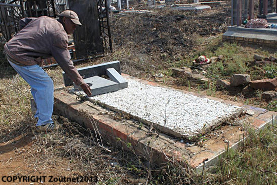 Tombstones vandalised and stolen at Tshikota