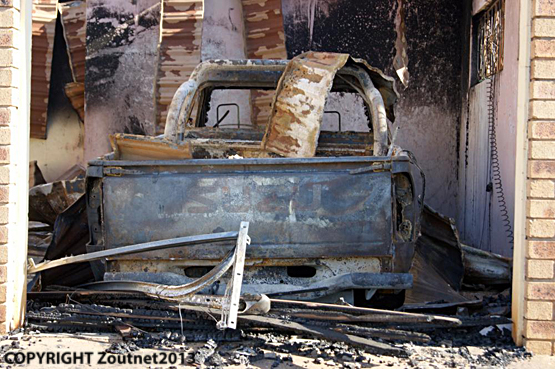 House damaged after alleged petrol bomb attack