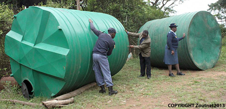 Policeman in court after water tanks disappear