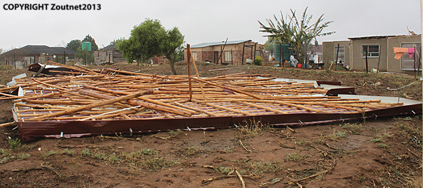 Huge damage after storm hits villages