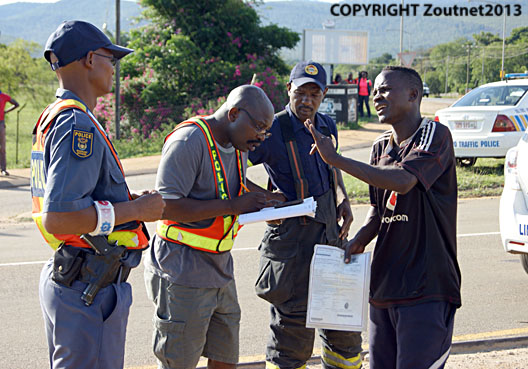 Pedestrian killed in accident