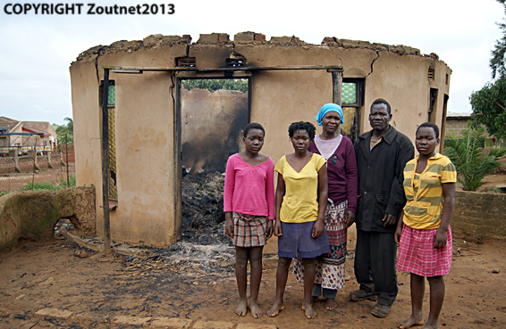 Fire destroys family house at Mpheni Block A