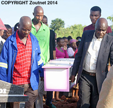 Young victims of fire laid to rest