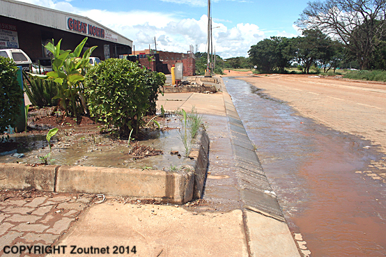 Trading with sewage at their front door