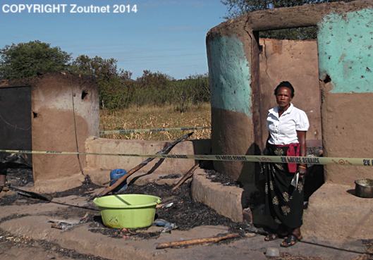 Three children die in burning mud house