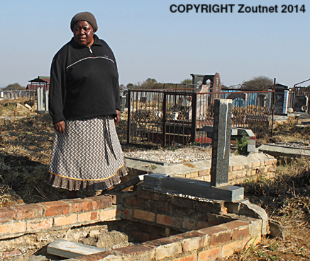 Tombstone stolen at Tshikota graveyard