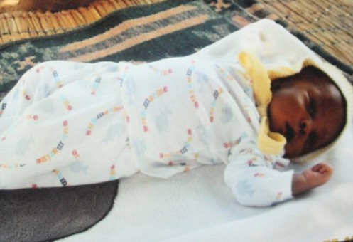 Bloodbath: Mother and baby killed with brick