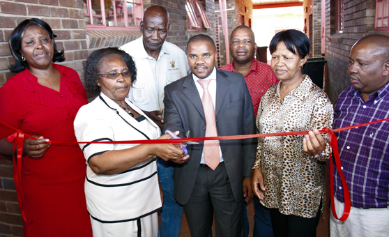 Free at last, as new market stalls are opened for vendors