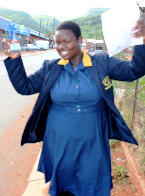 Young Mathegu got distinctions in all seven subjects