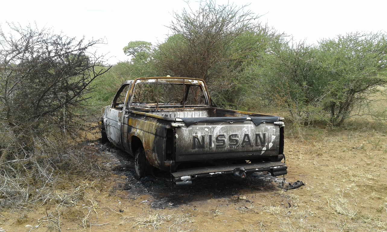 Hijacked vehicles found burnt in bush