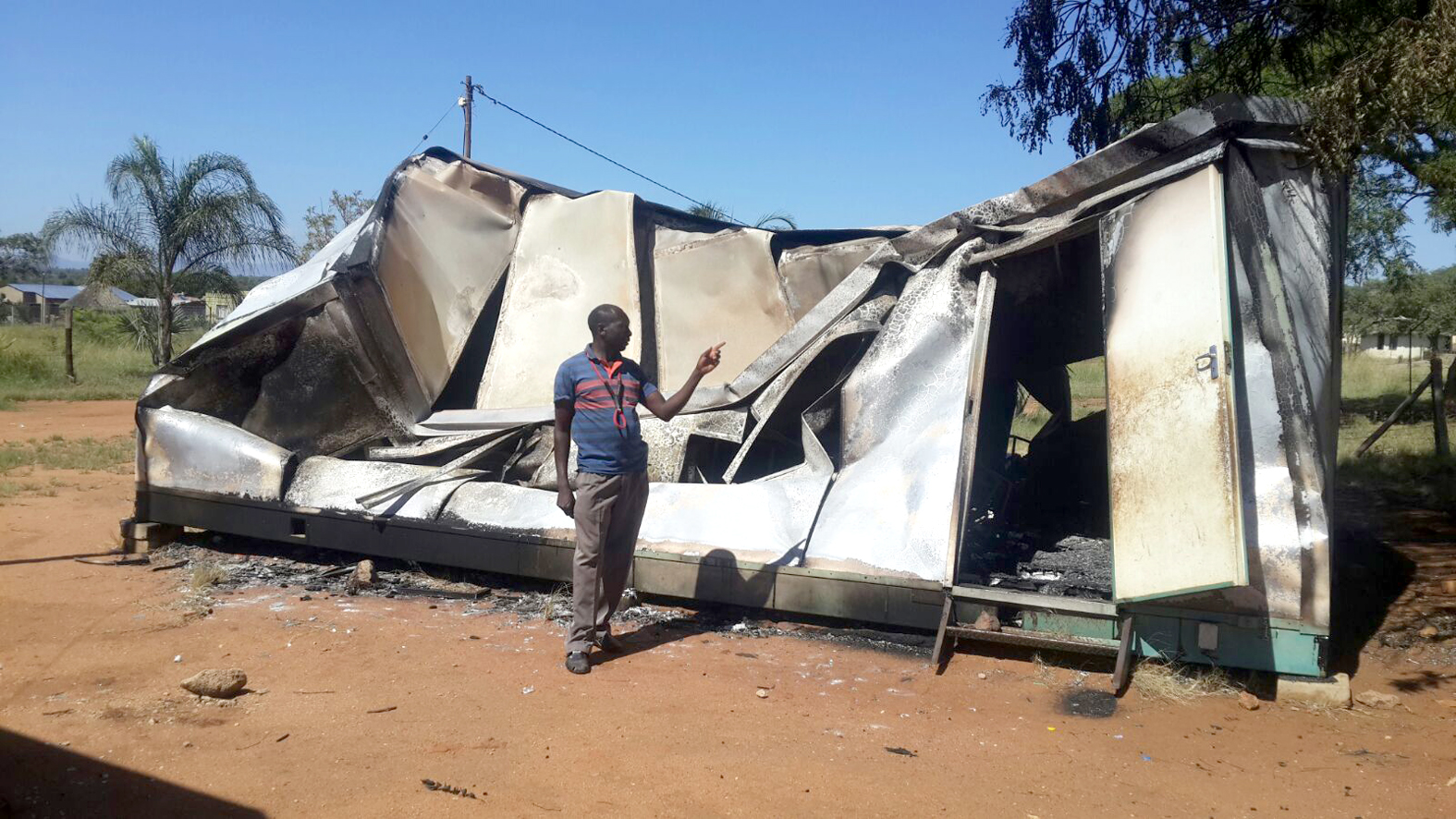Arson attack on school in Masakona
