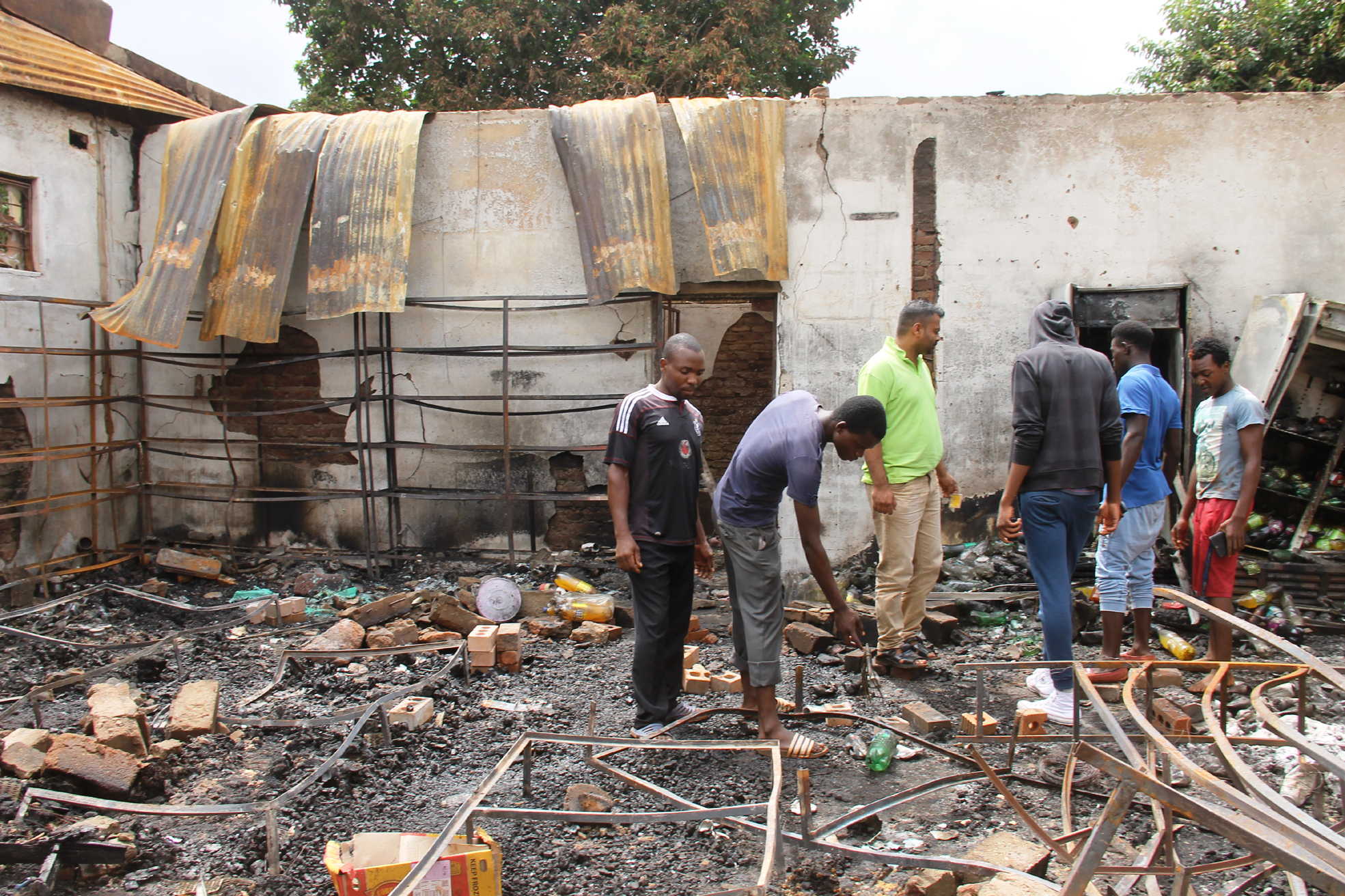 Robbers and arsonists target businessman