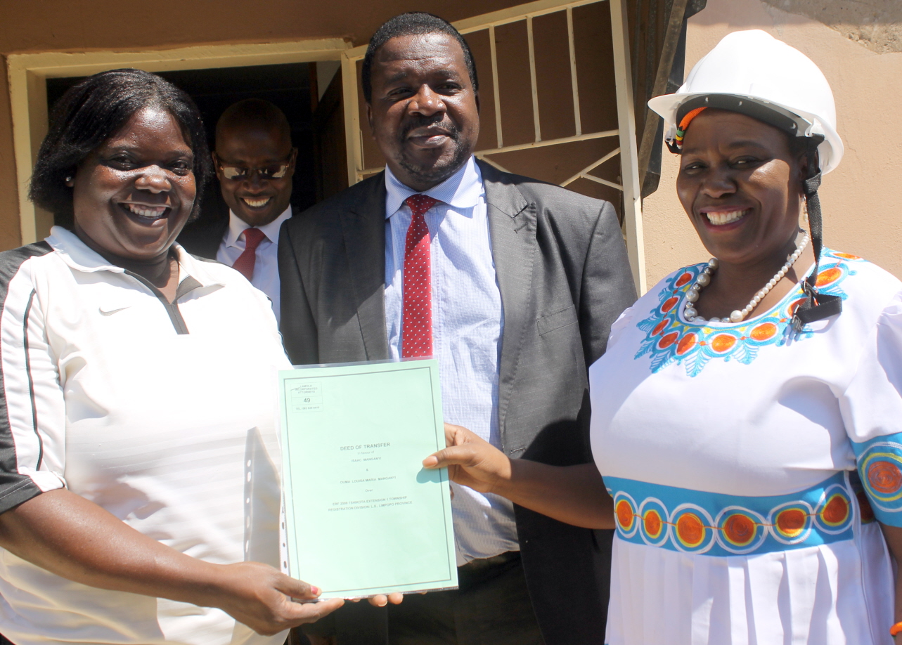 EFF and DA disrupt Tshikota title deed ceremony