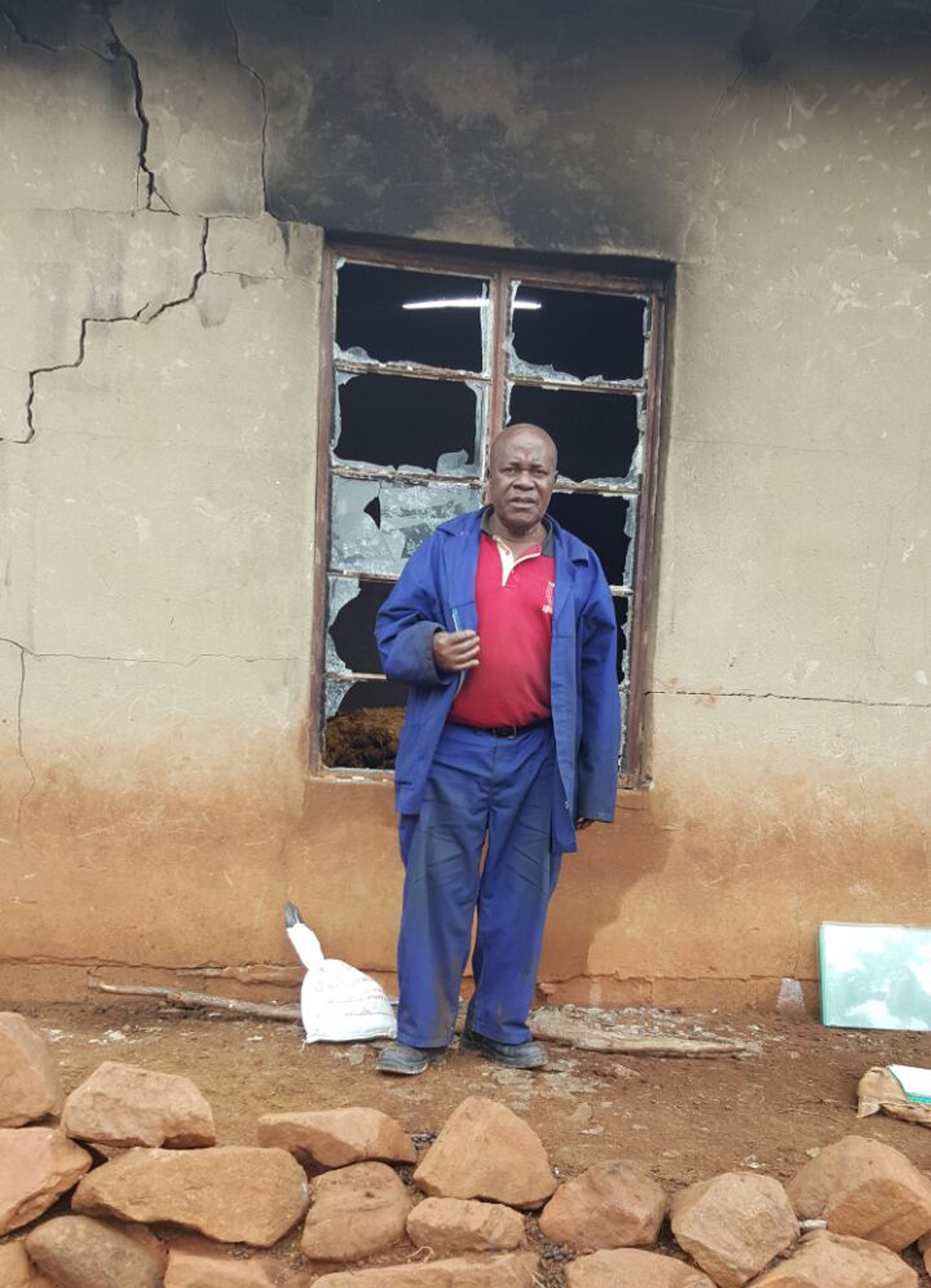 Chief’s house set alight