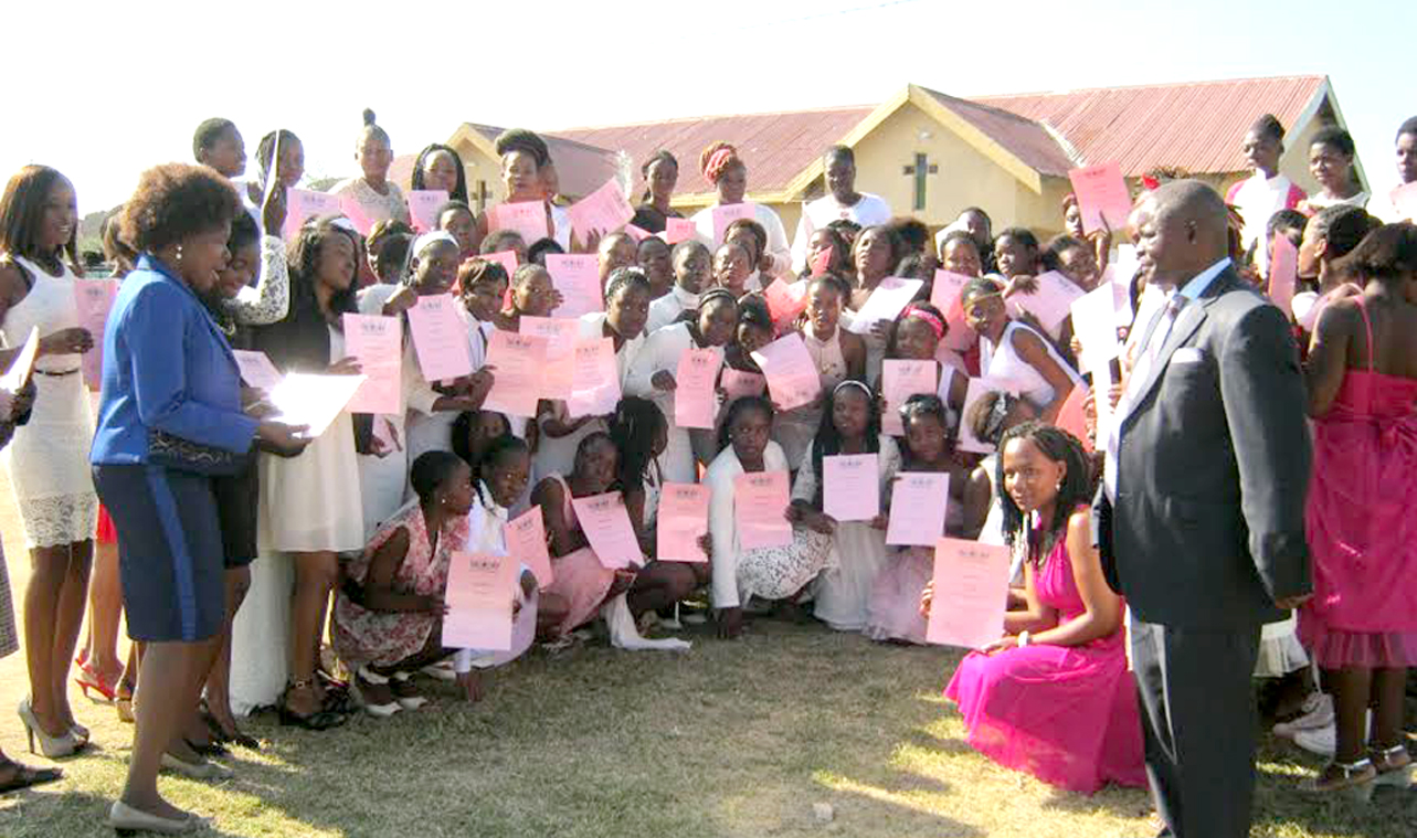 Large group of women pass virginity test
