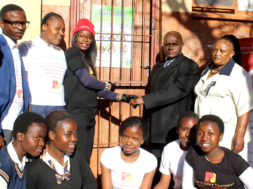 Sisters donate library to Shayandima Secondary