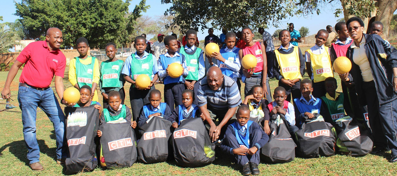 Soccer and netball programme for Mvudi