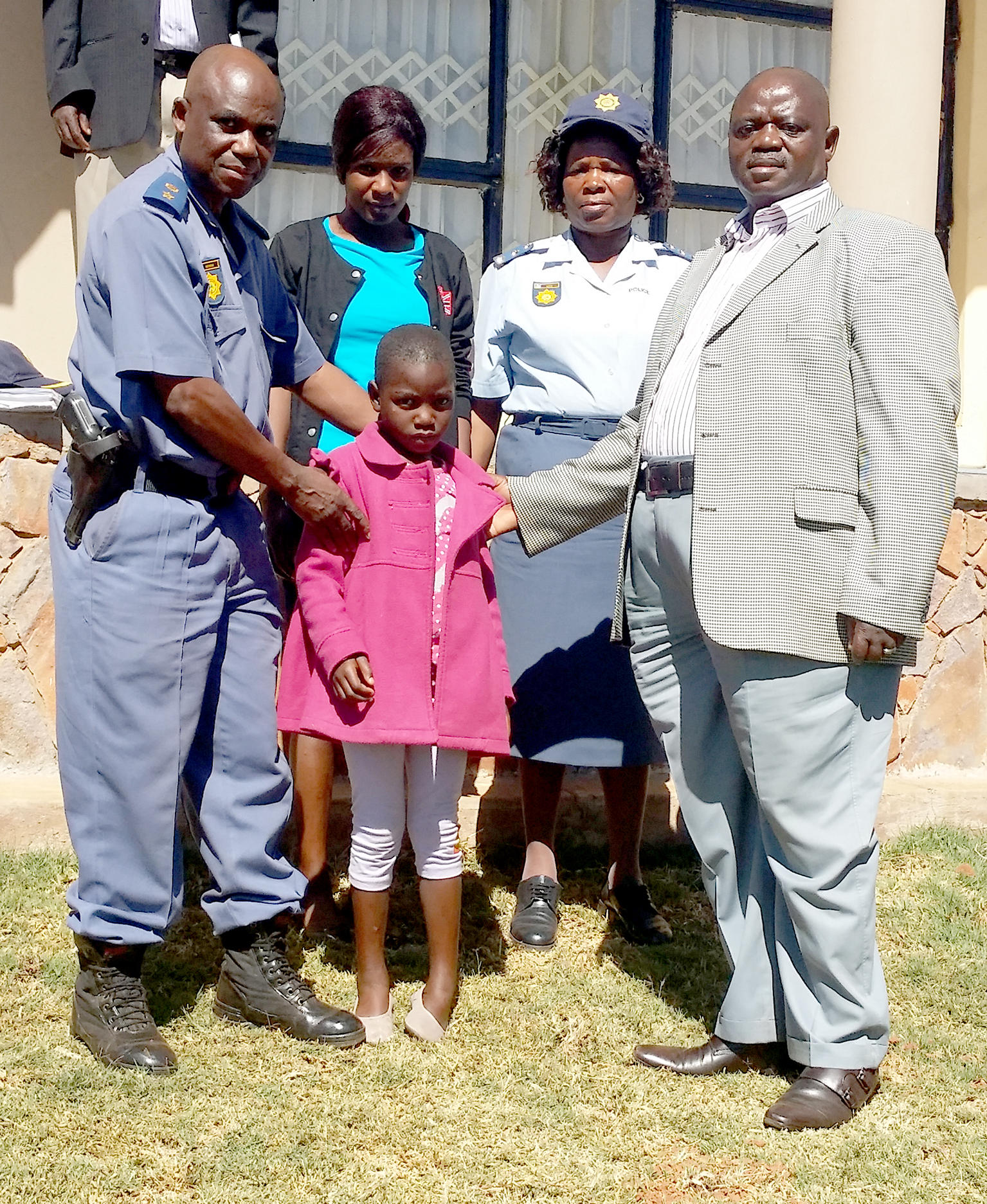 Young Tshedza reunited with her mother