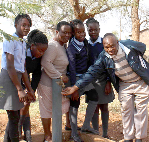 Clean water for Mamathiliedzha pupils