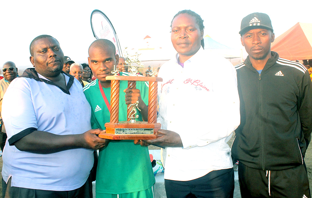 Majosi Embassy FC the new champions of the James Rasimphi Summer Games