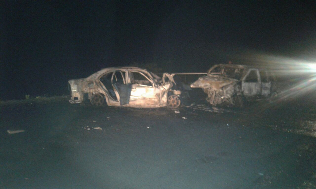 Four people burned to death
