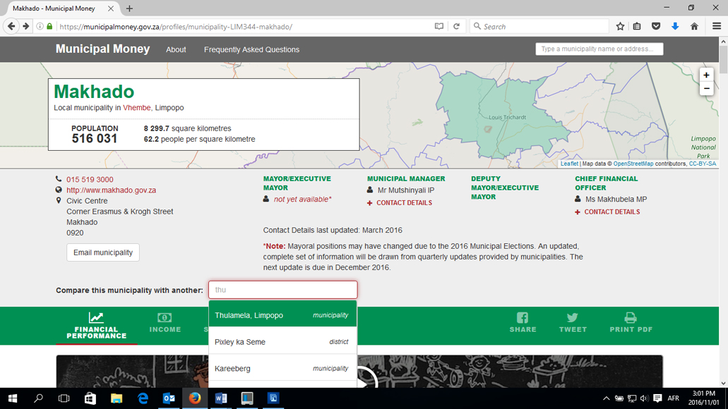 Unique tool to judge municipality’s performance