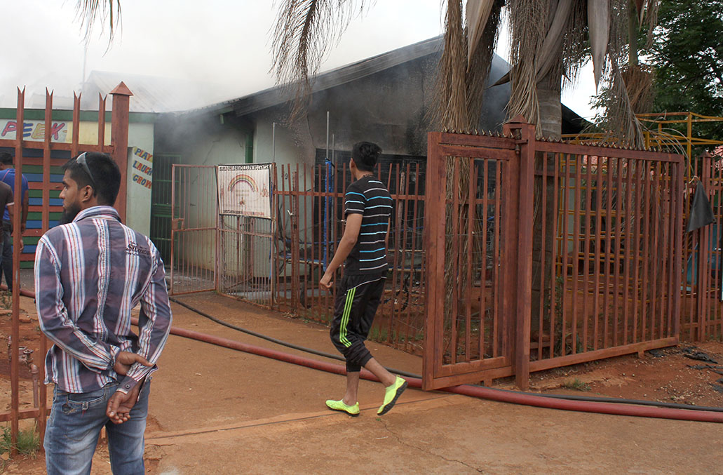 Fire destroys day care centre
