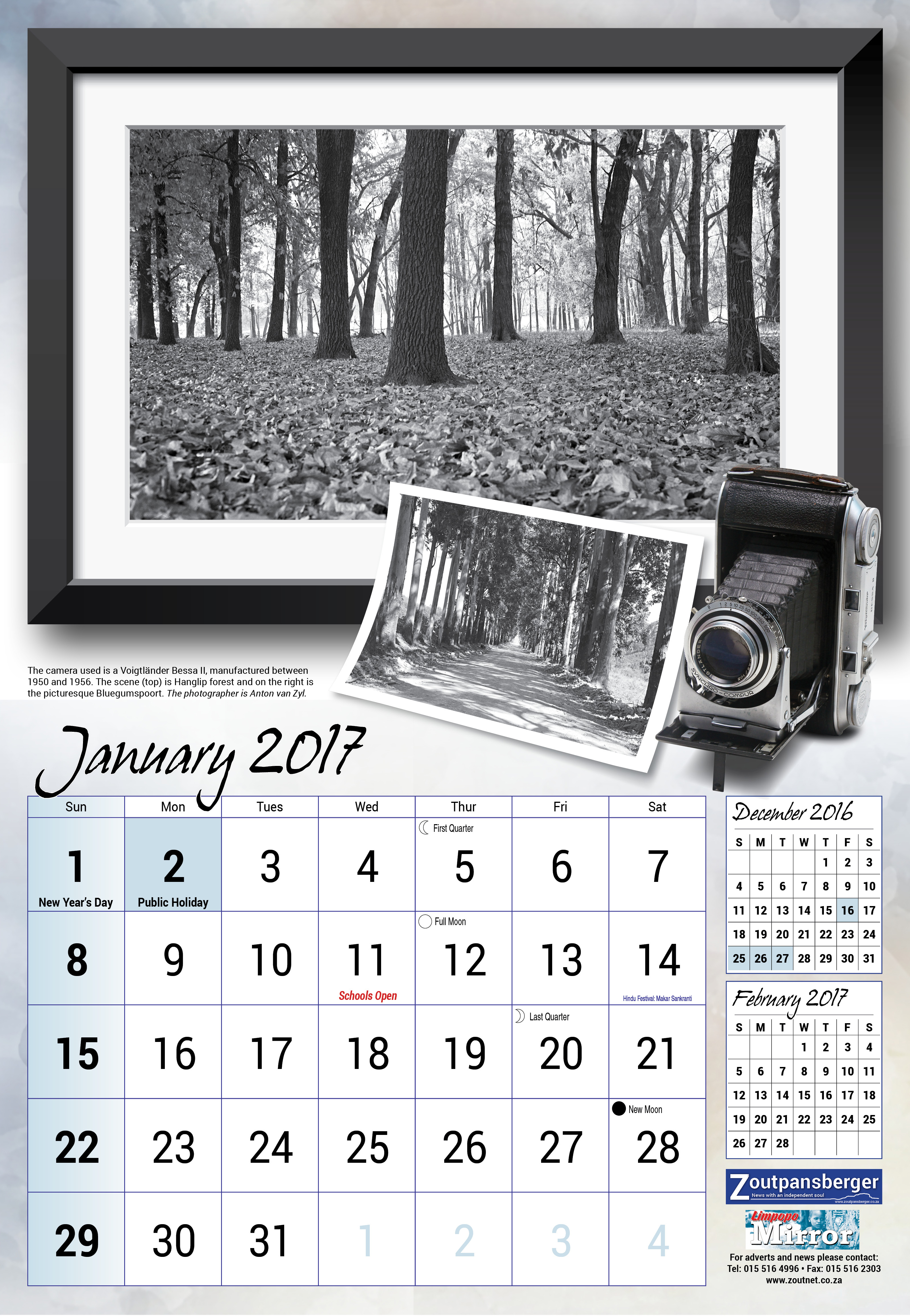 How it's made: The Zoutie 2017 calendar