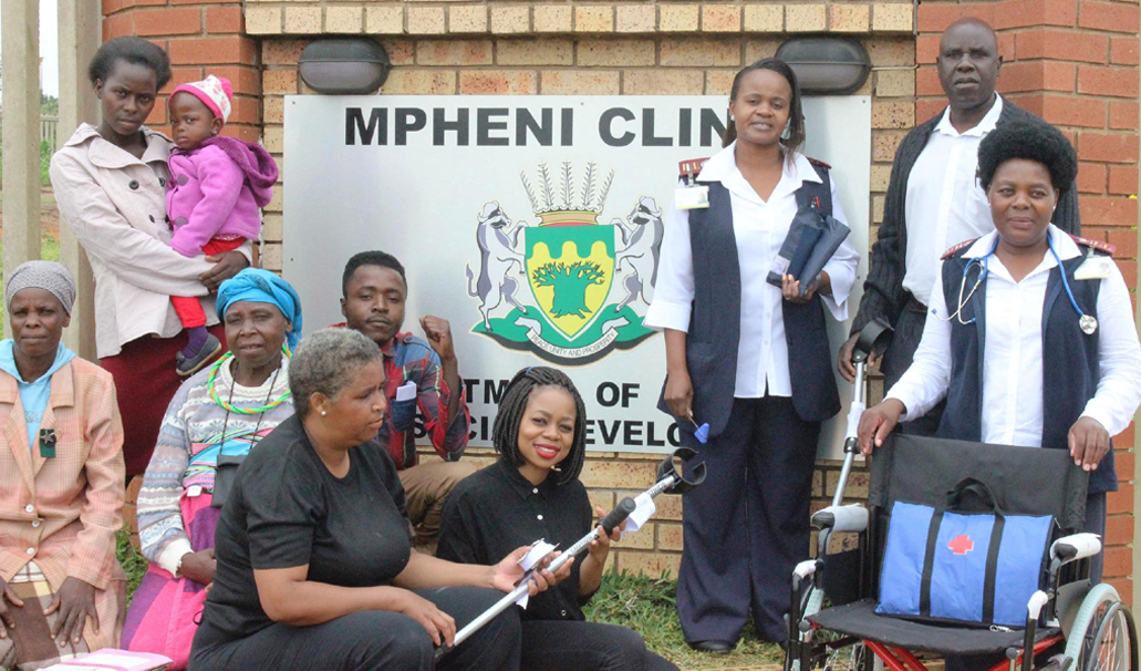 Medical equipment donated by Vaseline for Mpheni