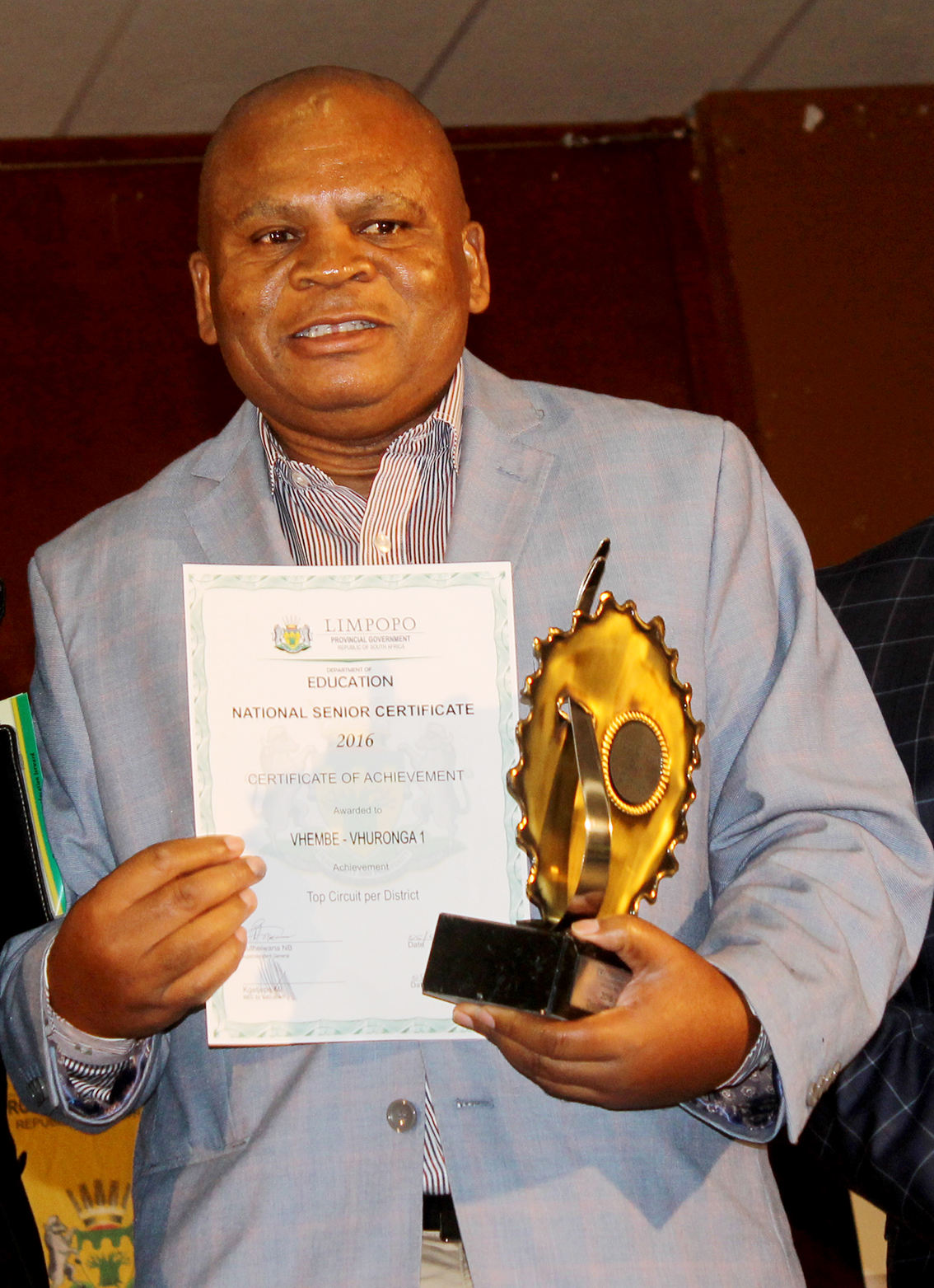 Vuwani’s matrics the best