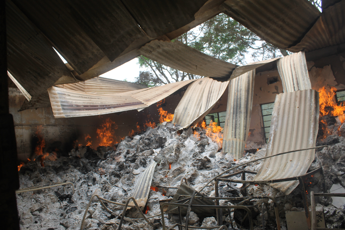 Two schools set alight in Tshitale shutdown