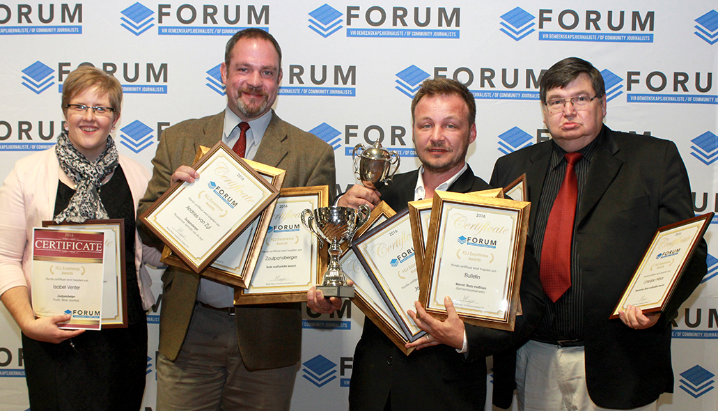 Zoutnet newspapers hold their own at FCJ Awards