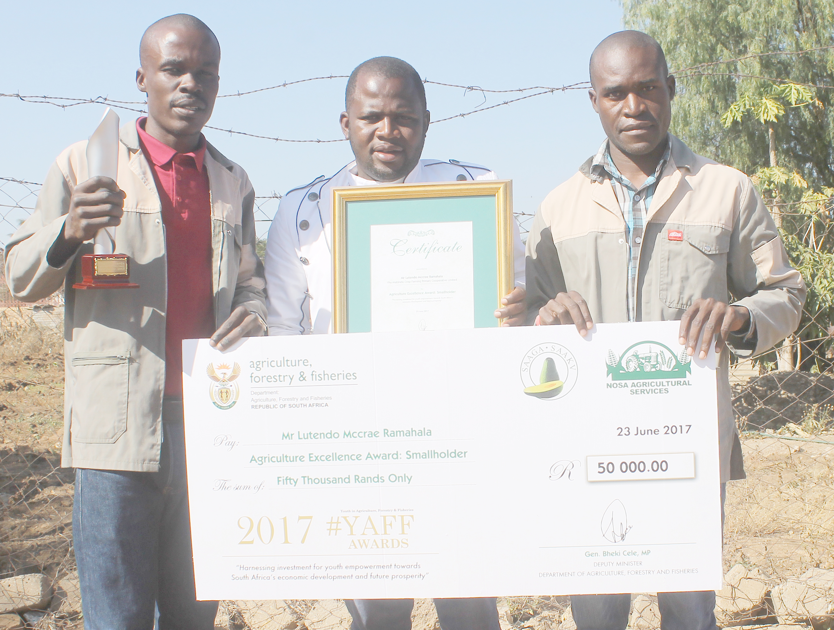 Young farmer wins national award