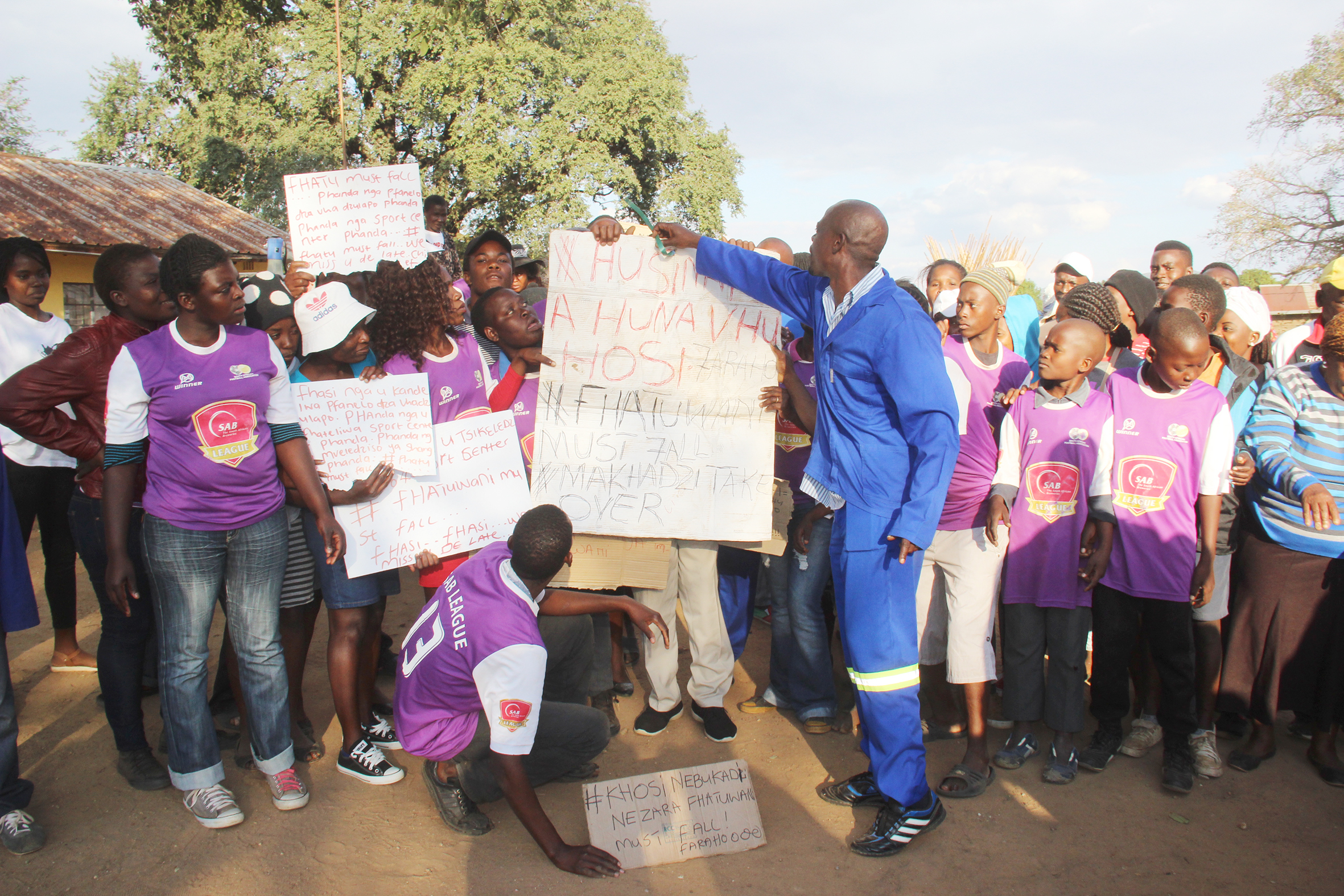 “We want our sports centre”