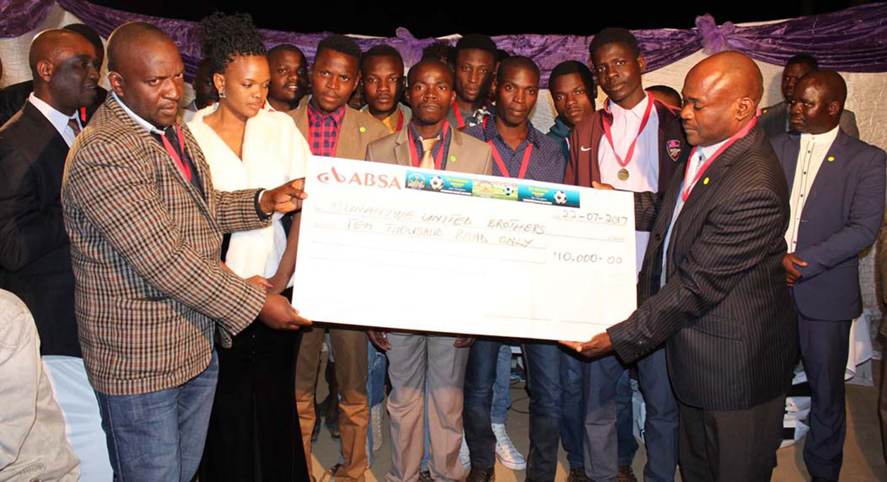 United Brothers lift the Boy Nemakonde trophy