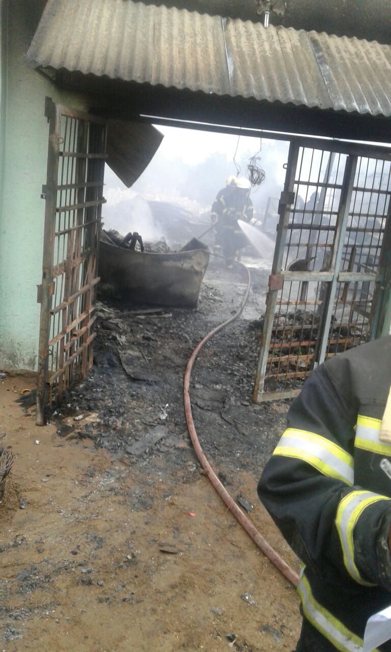 Shop owners burnt to death inside shop
