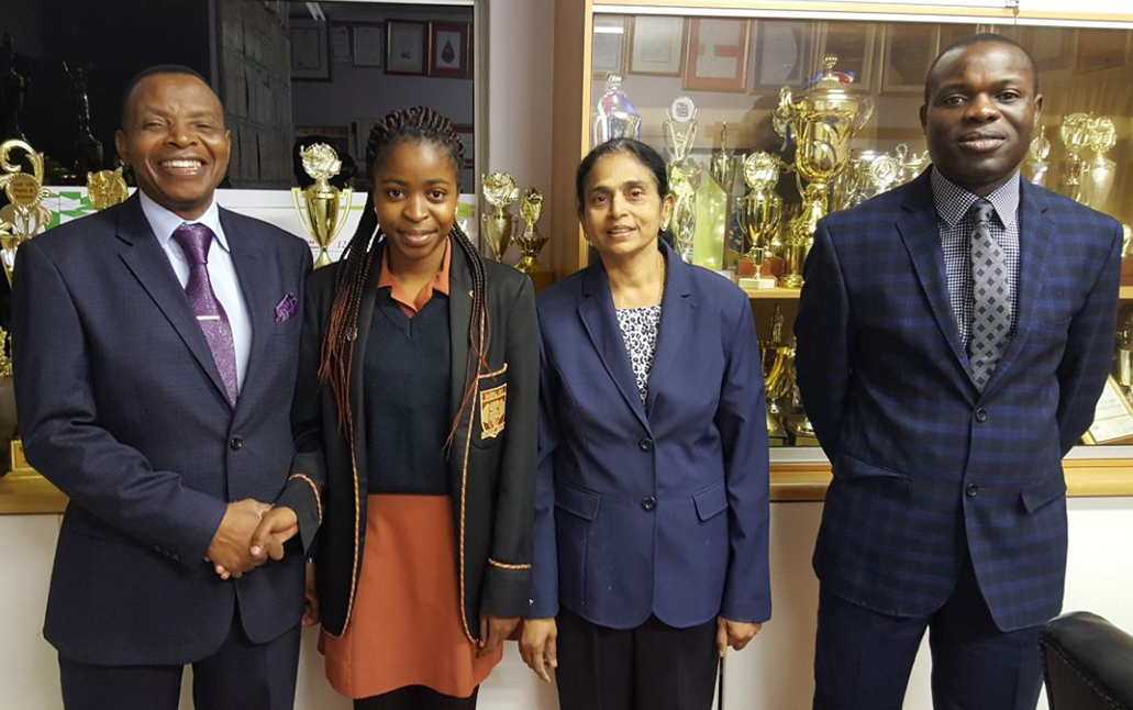 Mbilwi science wizz kid back from London