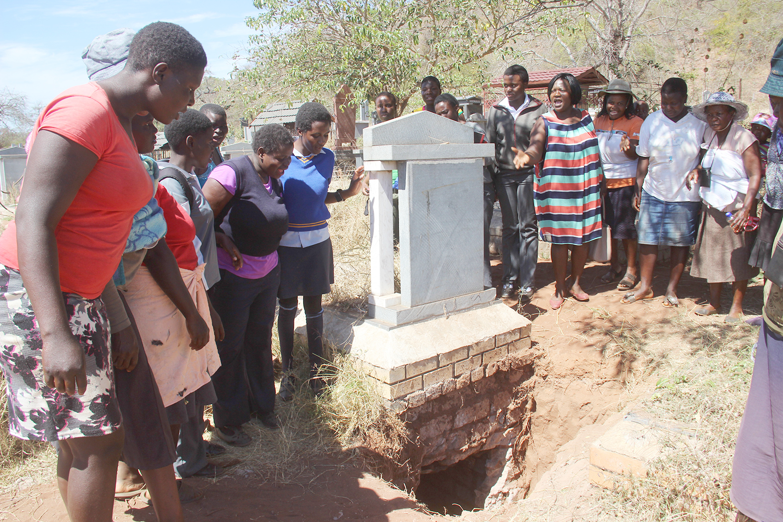 No body in grave ...