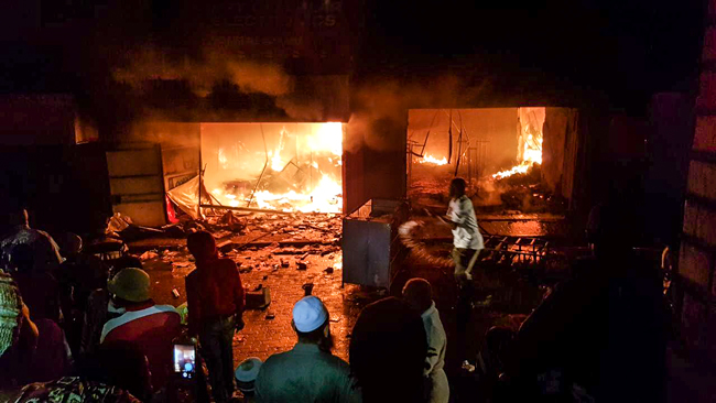 Fire causes R2m in damages