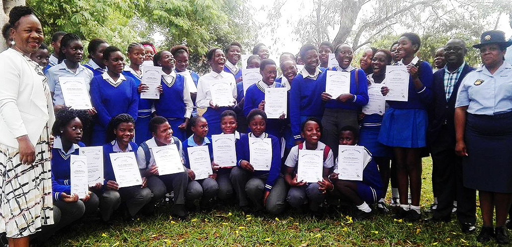 Leadership certificates for Girls Club