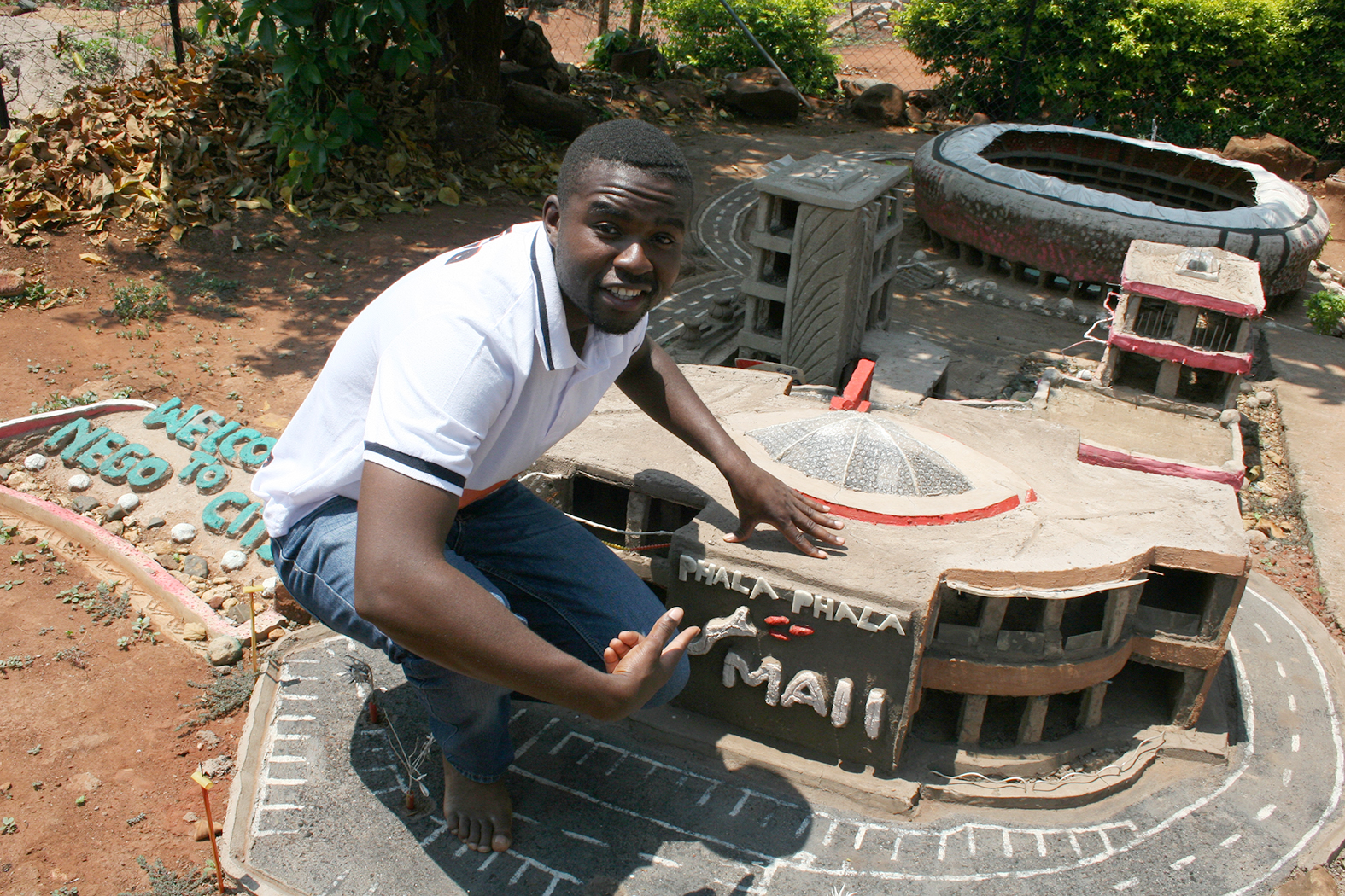 Young engineer constructs a city